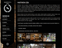 Tablet Screenshot of martinova-izba.com